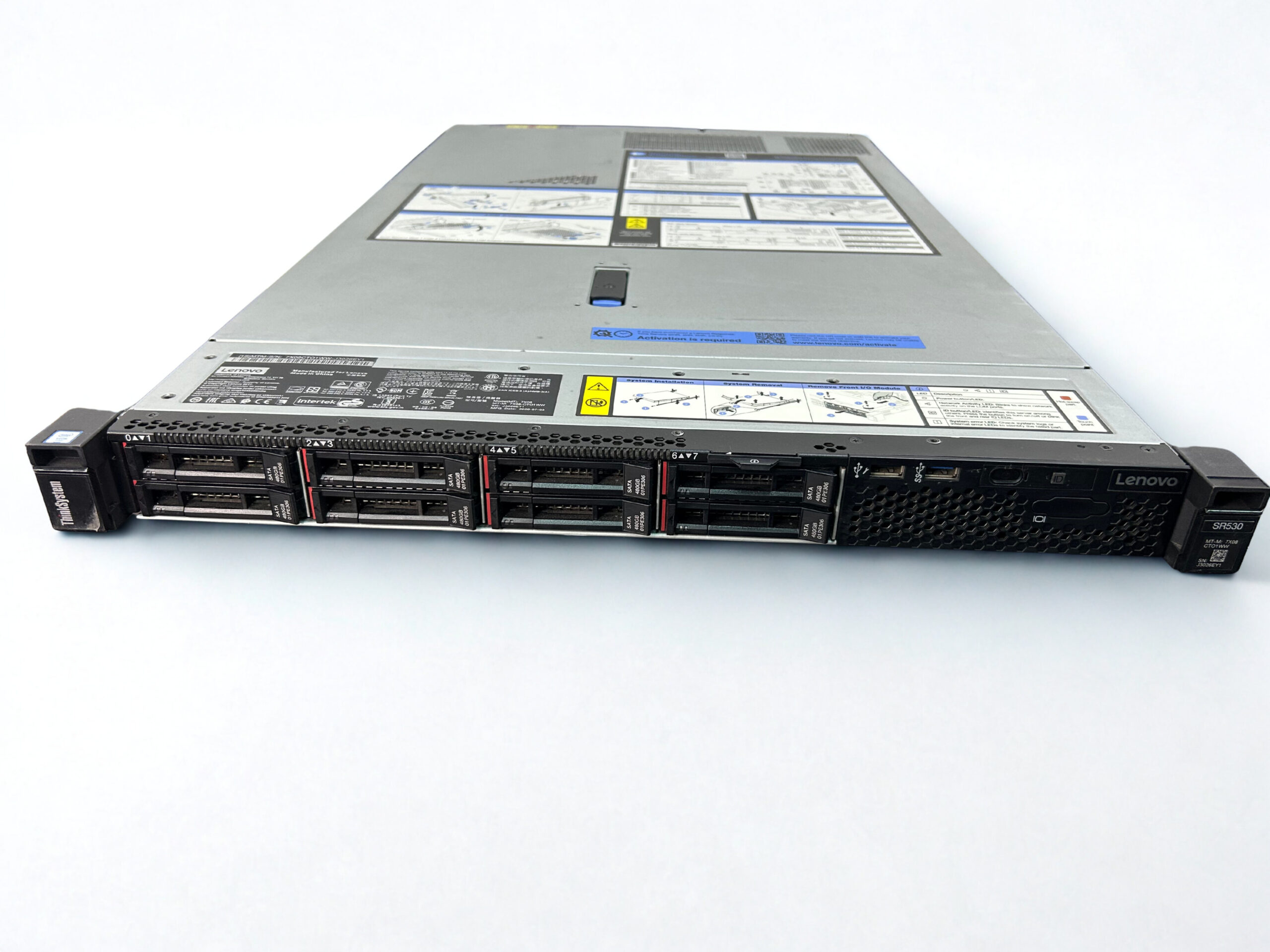 SERVIDOR RACK LENOVO SR530 XEON SILVER 4210 2.2 GHZ