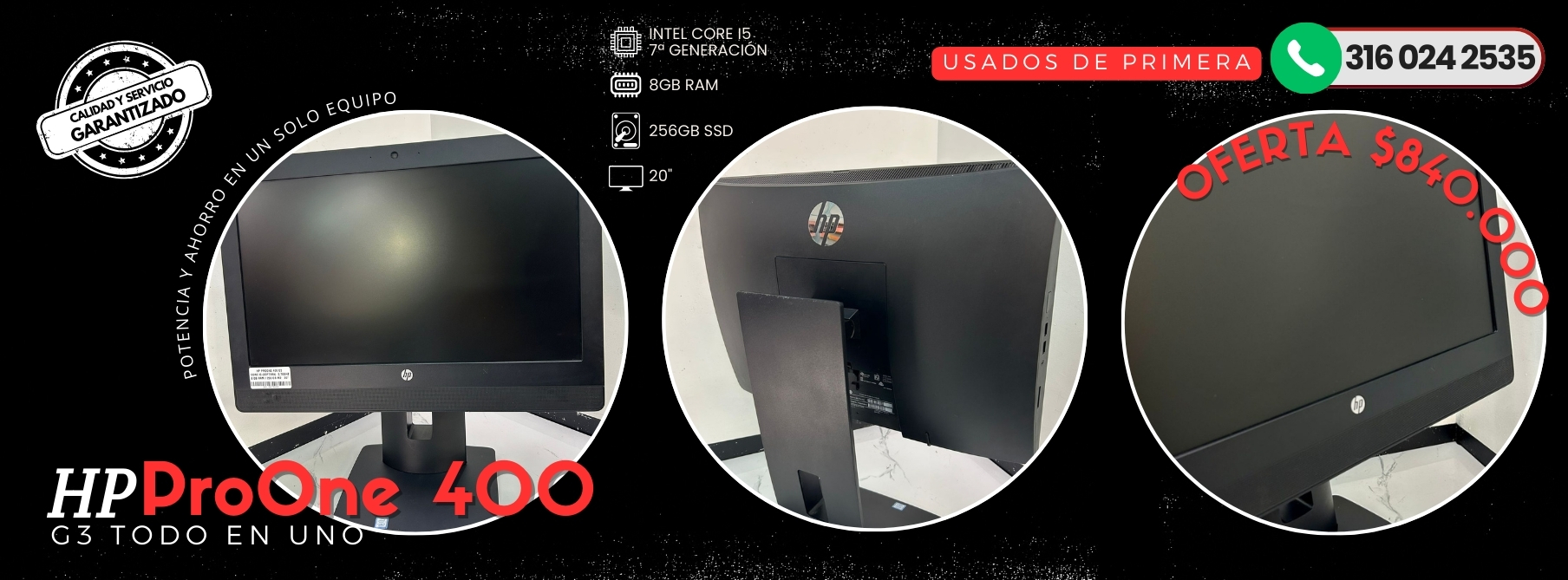 HP PROONE 400 G3 TODO EN UNO SALES TS