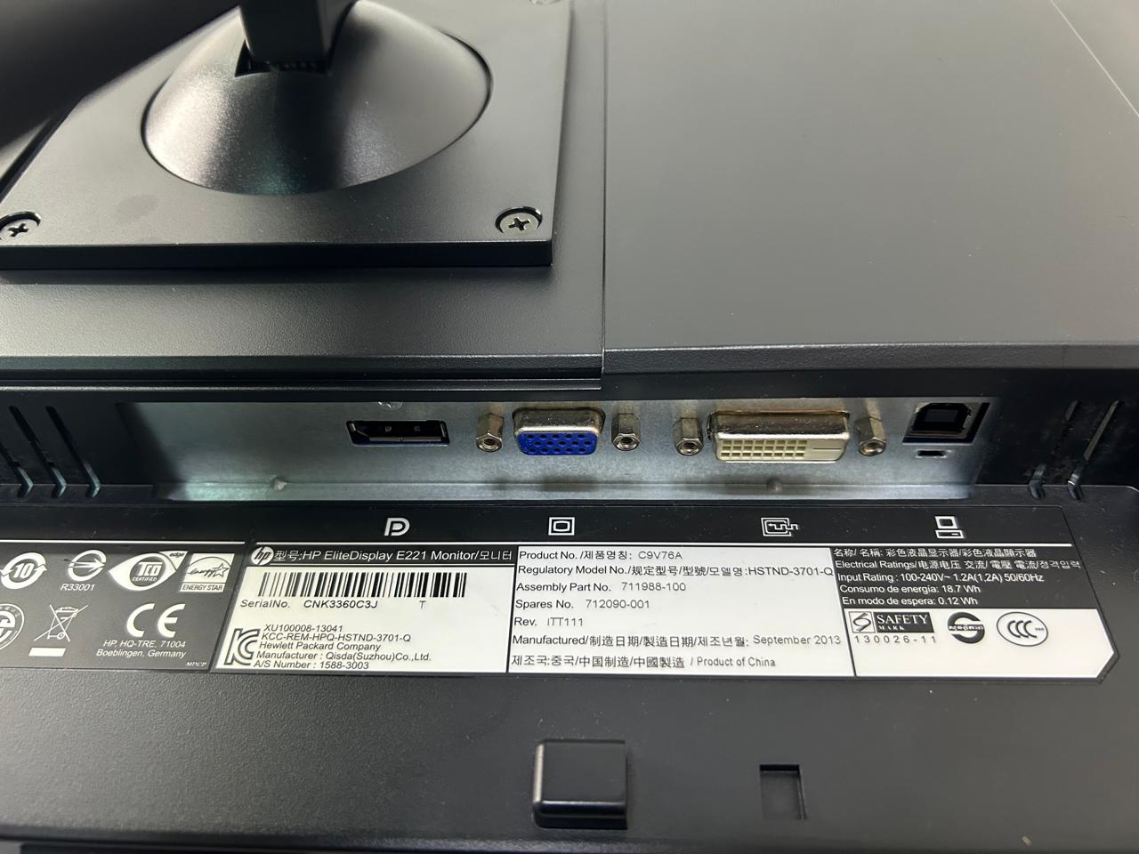 Monitor HP E221 22" Full HD - Imagen 4