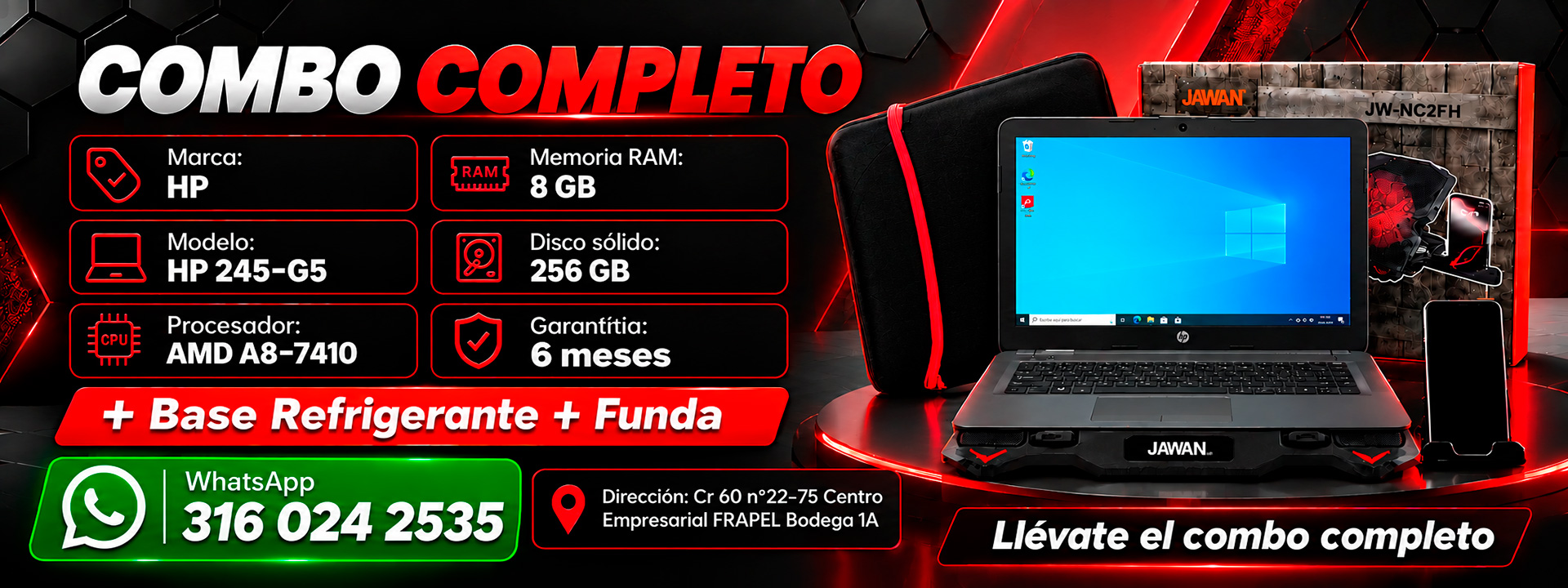 Combo-HP-245-G5-Sales